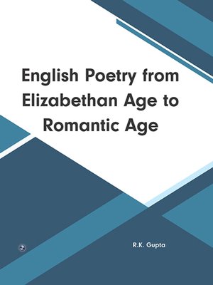 cover image of English Poetry from Elizabethan Age to Romantic Age